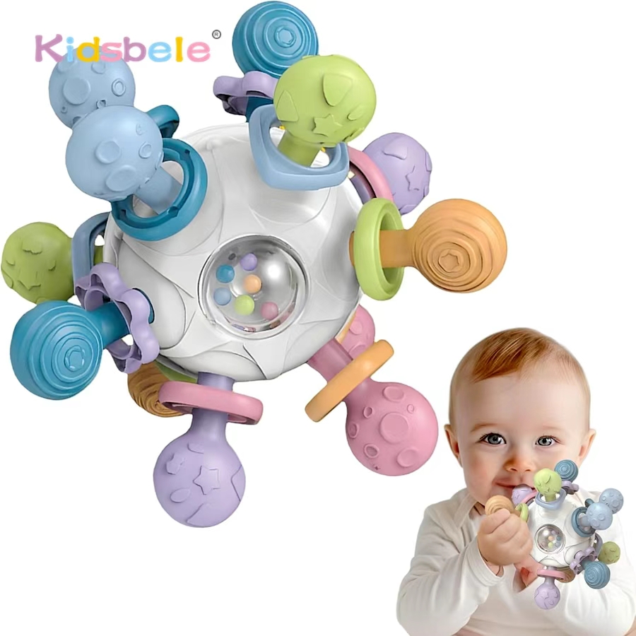Baby Products Newborn - Zabawka dla niemowląt 3w1: kulka sensoryczna