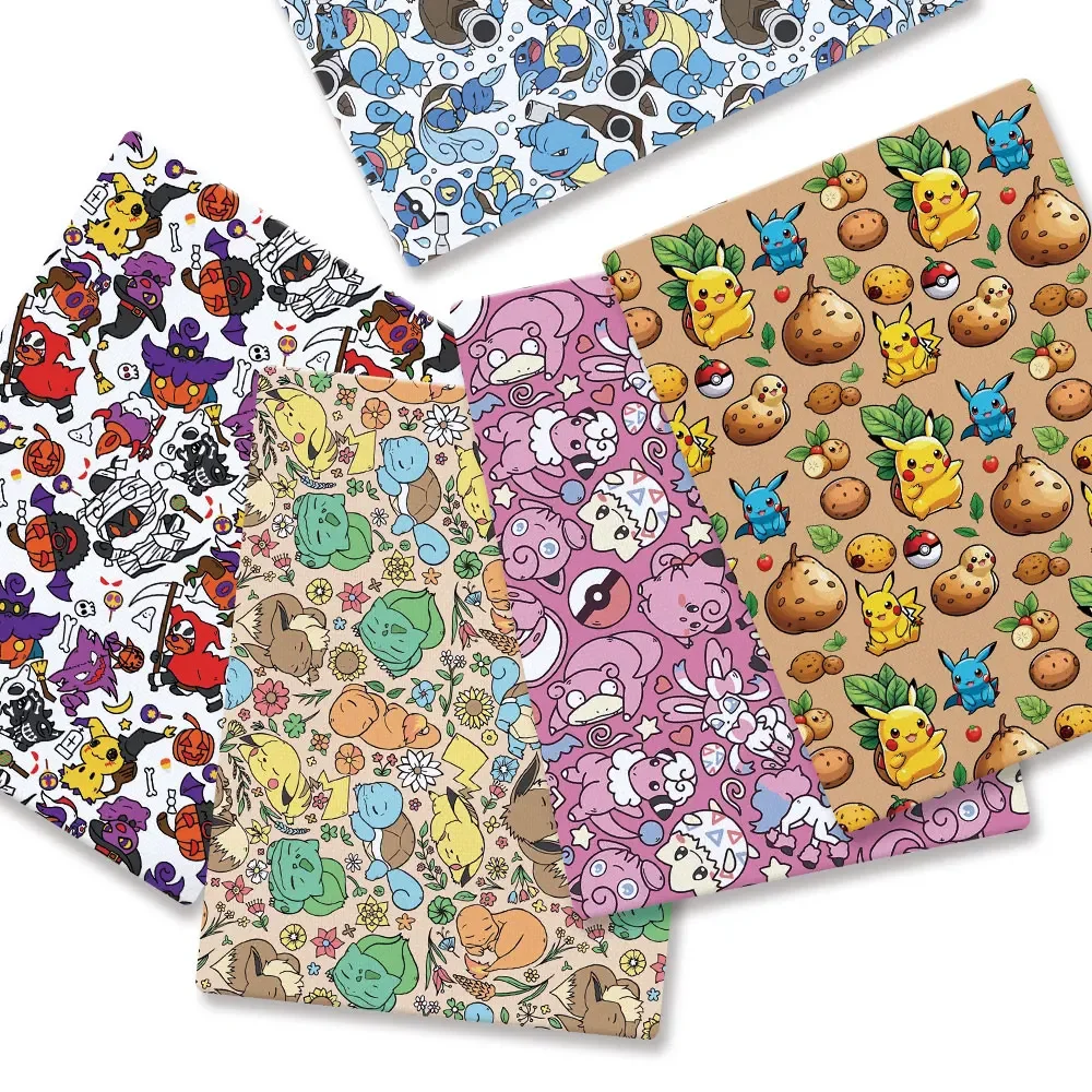Baby Products Japan - Pokemon Cartoon Fabric140 * 50cm Ręcznie